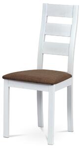 Scaun de masă din lemn masiv BC-2603 WT, alb