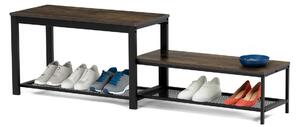 Set suport pantofi 2 buc, lemn vechi