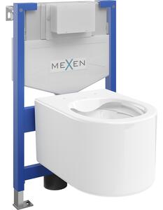 Mexen set WC încastrat cadru Felix XS-F cu vas de toaletă Sofia, Albă - 6803354XX00