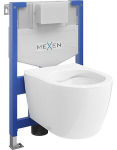 Mexen set WC încastrat cadru Felix XS-F cu vas de toaletă Carmen, Albă - 6803388XX00
