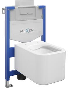 Mexen set WC încastrat cadru Felix XS-U cu vas de toaletă Elis, Albă - 6853391XX00