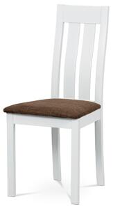 Scaun de masă din lemn masiv BC-2602 WT, alb
