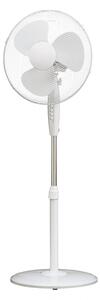 Ventilator de camera cu picior, STROXX, diametru ventilator 400 mm, 40W, 3 trepte de viteza, grilaj metalic, culoare alba
