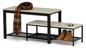 Set suport pantofi 2 buc, stejar Sonoma
