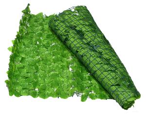 Gard viu decorativ frunze artificiale AT PERFORMANCE®, 3m x 1m lungime, verde deschis