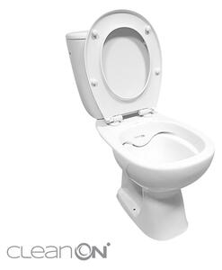 Set vas wc Clean On cu rezervor si capac Soft Close inclus, Cersanit, Arteco New