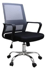 Scaun de birou ergonomic VEKTOR, mesh, negru gri