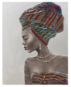 Tablou portret femeie, Canvas, Multicolor, Female