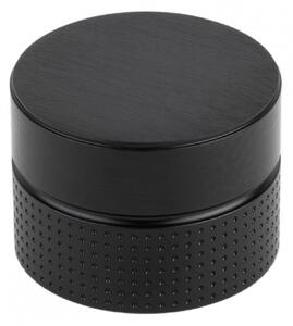 Buton pentru mobila Point Viefe, finisaj negru periat, D:40 mm