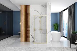 Cabină de duș Rea Punto 80x100 cm Gold