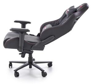 Scaun gaming modern, suport lombar, inaltime 129-135 cm, cotiere reglabile, balansare, blocare, multiblock, piele eco