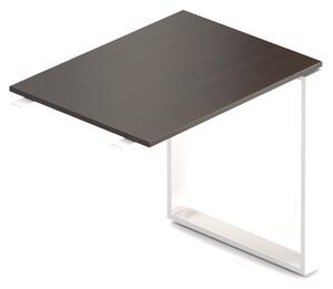 Element de actiune Creator 80 x 60 cm, baza alba, 1 picior, wenge