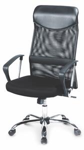 Scaun de birou Halmar Vire, ergonomic, inaltime reglabila, baza metal, functie blocare, functie balansare, mesh, negru