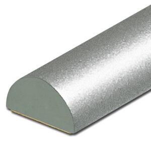 Profil bagheta decorativa autoadeziva - rotunda, 6,3 x 3,2 mm Argintiu mat