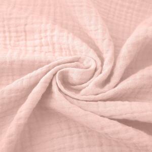 Set 2 paturi pentru bebelusi de vara din muselina dubla 100x100 cm Kidizi Pink, bumbac 100%