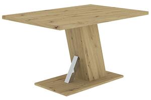 Masă dining TORRE 138 cm – stejar artisan