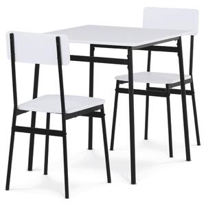 Set dining alb pentru 2 persoane 70x70x76 cm – AUT-O2121 WT