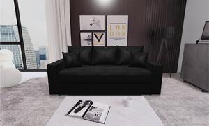 Canapea Extensibilă Claudia Bonell Mini Fresh 17, 227 x 99 x 73 cm, culoare negru