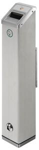 Scrumiera de perete - patrata cu pictograme, inox