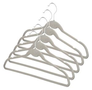 Set umerase compactoare din catifea, 5 buc., bej