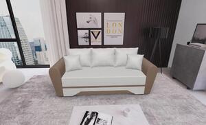 Canapea Extensibila Atlanta Bonell Mini, Bej Deschis/Maro deschis