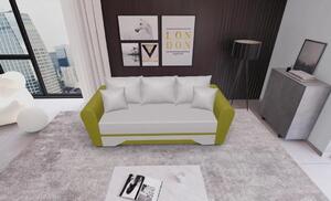 Canapea Extensibilă Atlanta Bonell Mini, Bej Deschis/Verde Deschis