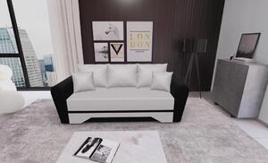 Canapea Extensibilă Atlanta Bonell Mini, Bej deschis/Negru