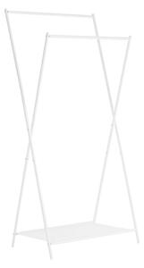Stander haine JULAN, metal, alb, 81x52x168 cm