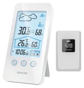 Stație meteo Sencor SWS 3000 W, cu senzorwireless, alb