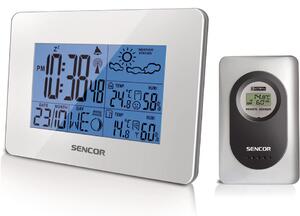 Staţie meteo Sencor SWS 51W, cu senzor wireless, alb