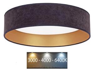 Plafonieră LED Brilagi VELVET LED/24W/230V 3000/4000/6400K gri/auriu
