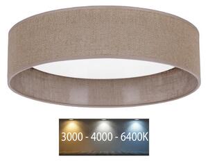 Plafonieră LED Brilagi VELVET LED/24W/230V 3000/4000/6400K maro