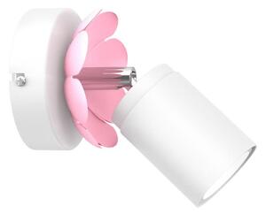 Spot de perete FLOWER 1xGU10/8W/230V alb