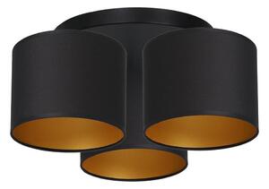 Lustră aplicată ARDEN 3xE27/60W/230V negru/auriu