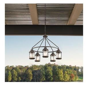 Lustră de exterior ASHLAND 5xE27/60W/230V IP44 Elstead KL-ASHLANDBAY-5P
