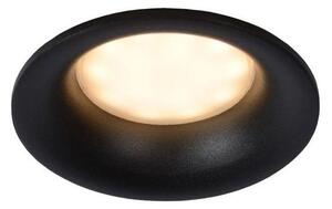 Plafonieră încastrată pentru baie ZIVA 1xGU10/5W/230V IP44 neagră Lucide 09923/01/30