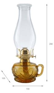 Brilagi - Lampă cu petrol MERLIN portocalie