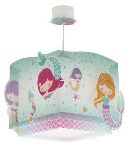 Lustră pentru copii MERMAIDS 1xE27/60W/230V Dalber 63442