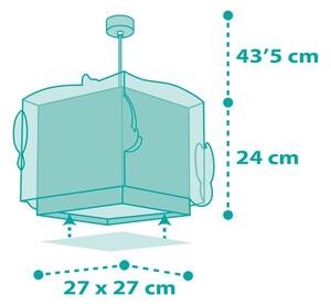 Lustră pentru copii MERMAIDS 1xE27/60W/230V Dalber 63442