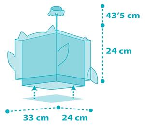 Lustră pentru copii LITTLE OWL 1xE27/60W/230V Dalber 64392
