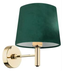 Lampă de perete PONTE 1xE27/15W/230V verde/alamă Argon 8105