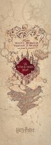 Poster de artă Harry Potter - Harta Marauder, (64 x 180 cm)