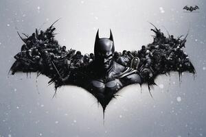 Poster de artă Batman Arkham Origins - Logo