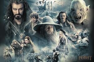 Poster de artă Hobbit - The Battle Of The Five Armies Scene, (40 x 26.7 cm)