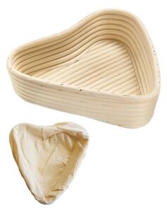 Set de coșuleț și pânză Westmark de pâine INIMĂ 22 x 23,5 x 6,5 cm