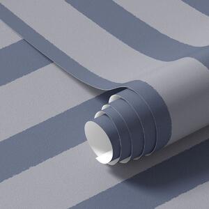 Tapet Dungi verticale albastre și gri, Tapet geometrie, Tapet dungi, a01180v1 : Uwalls.ro