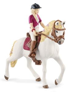 Figurină Schleich 42540 Sofia, cu articulațiimobile și cal, 15 cm