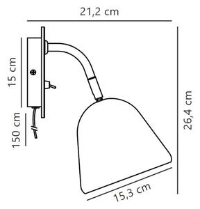 Spot de perete Nordlux FLEUR 1xE14/15W/230V