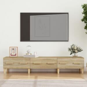 Comodă TV, stejar sonoma, 150x34,5x30 cm, lemn compozit