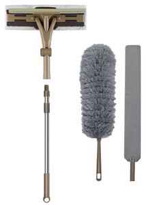 Racletă telescopică/ștergător 4HomeRapid Clean 3 în 1